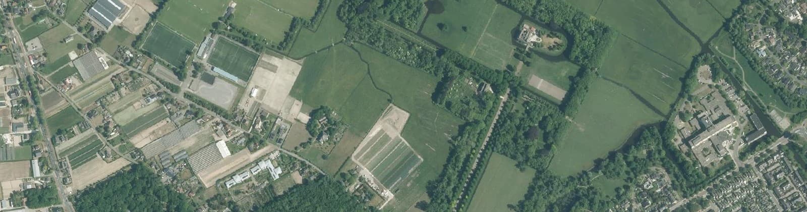 Luchtfoto van Landgoed Marquette