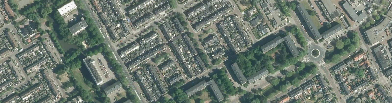 Luchtfoto van Onderwijzersbuurt
