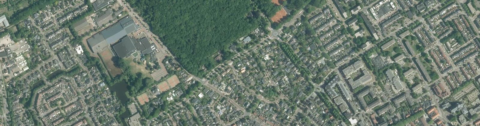 Luchtfoto van Villabuurt