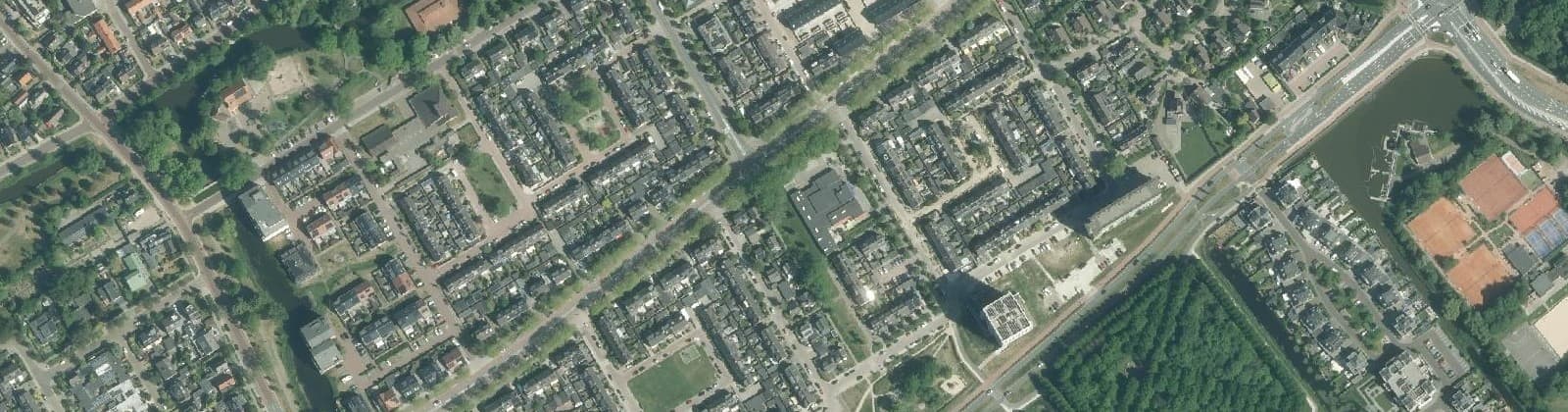 Luchtfoto van Slotherenbuurt