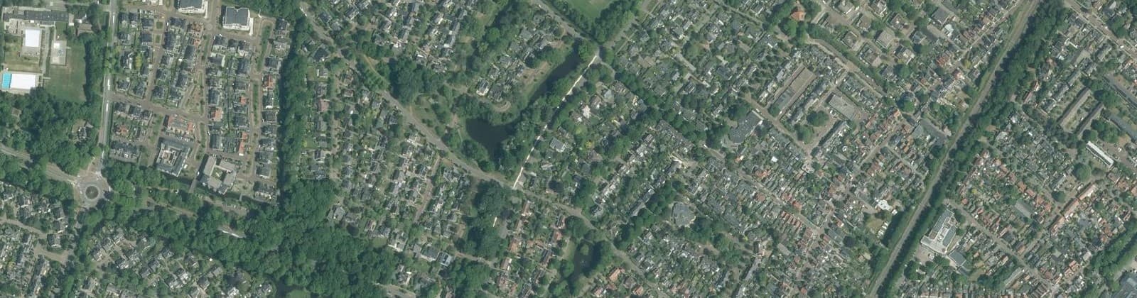 Luchtfoto van Oud West