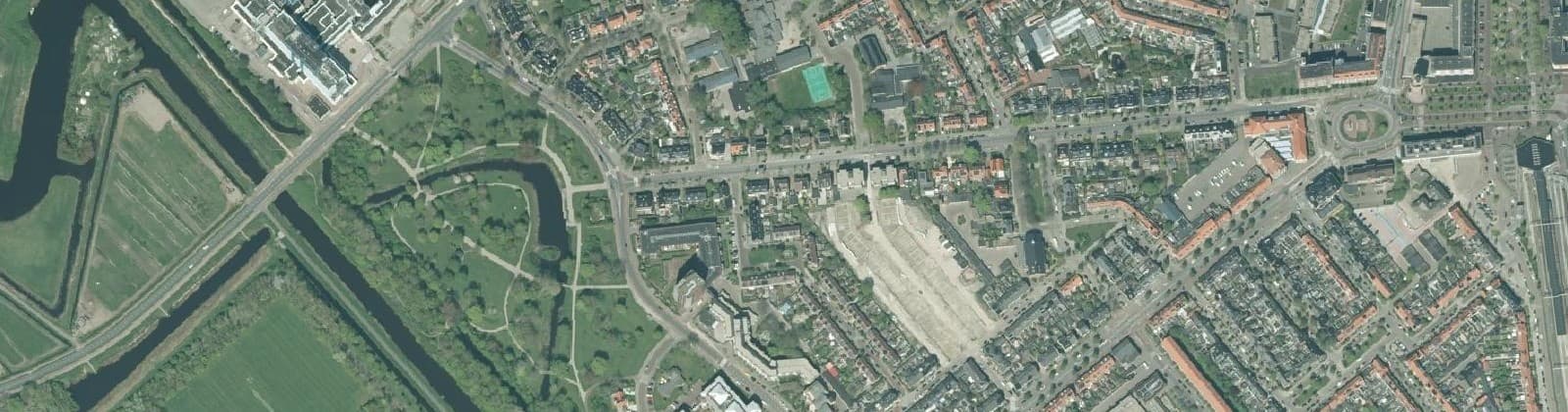 Luchtfoto van Indische buurt-Noord