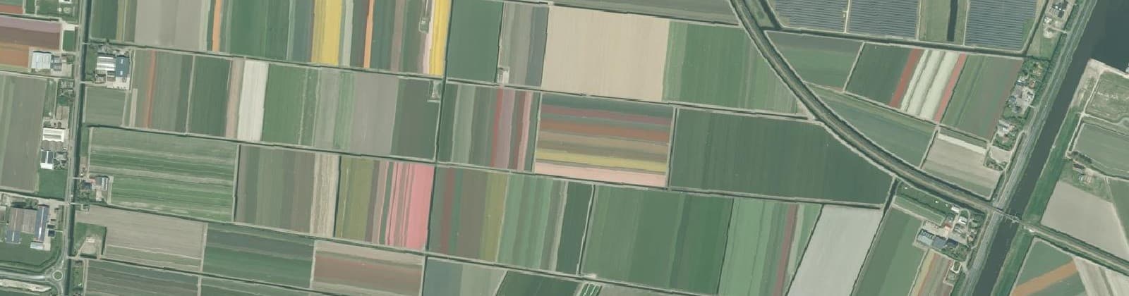 Luchtfoto van Blauwe Keet