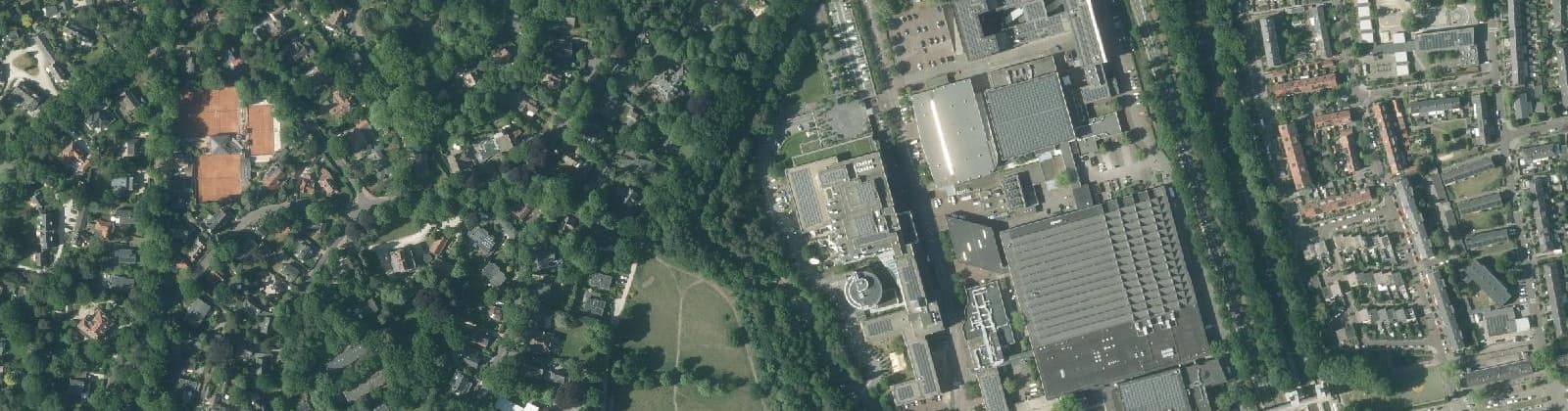 Luchtfoto van Media Park