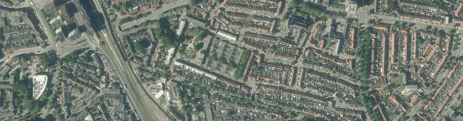 Luchtfoto van Kleine Driftbuurt