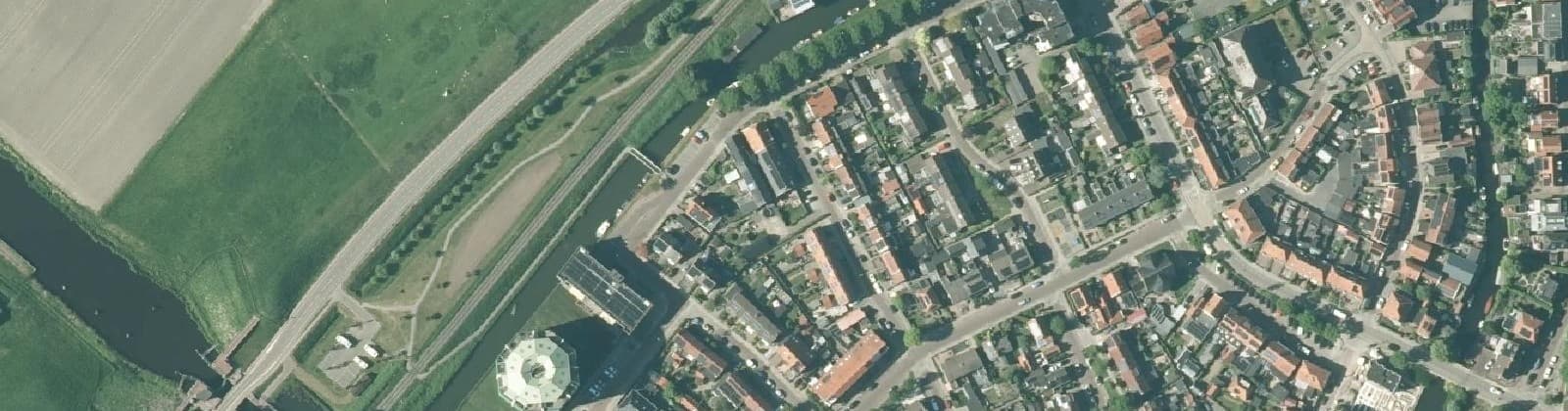Luchtfoto van Medemblik Plan West