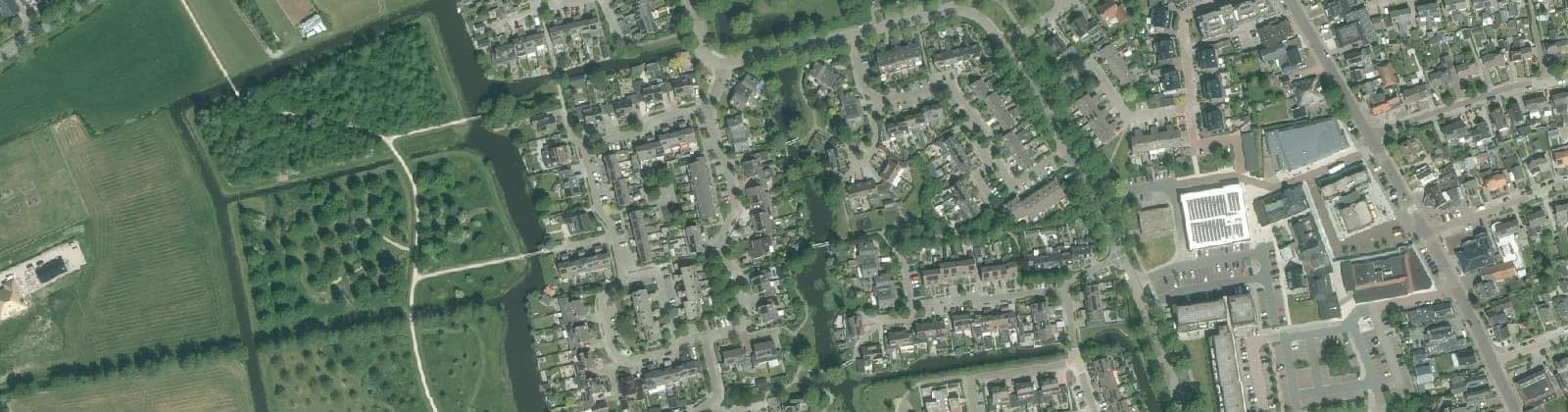Luchtfoto van Wognum Westergouw