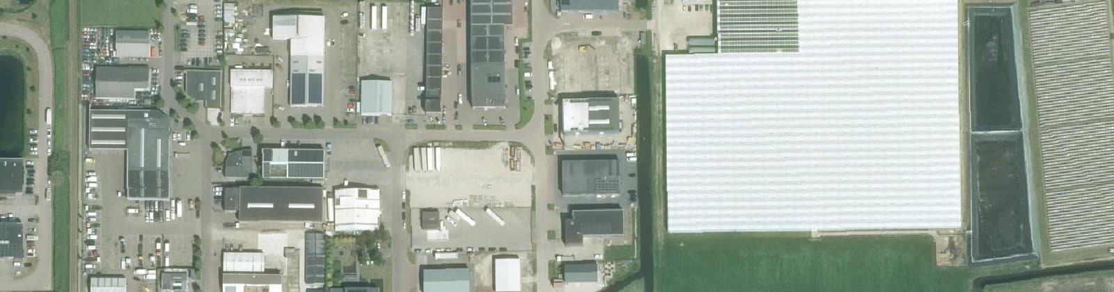 Luchtfoto van Nibbixwoud Bedrijventerrein