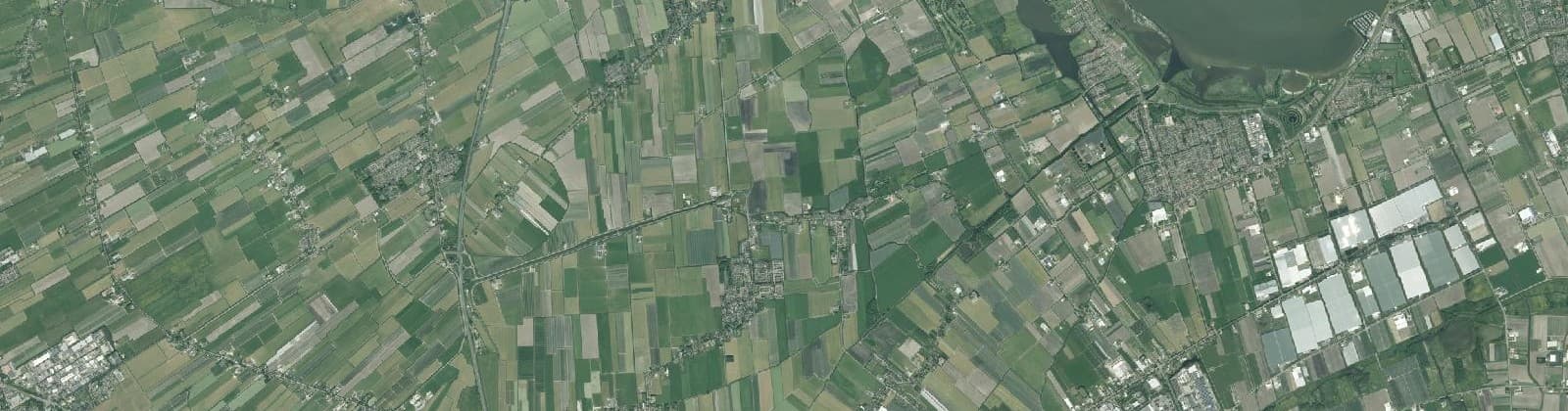 Luchtfoto van Oostwoud Buitengebied