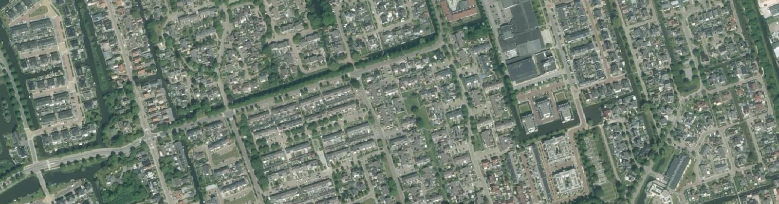 Luchtfoto van Wervershoof Centrum