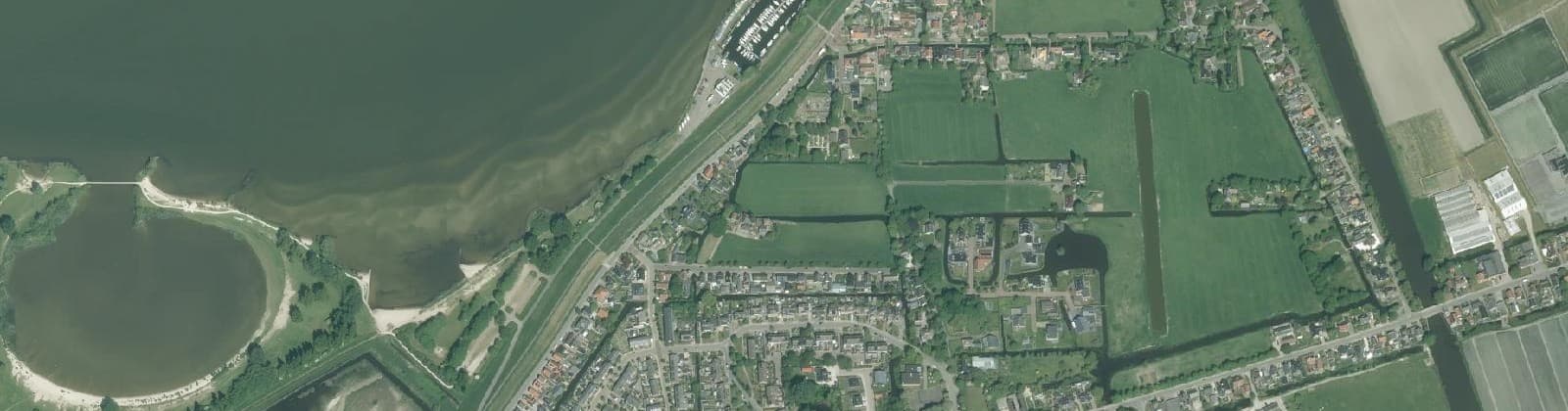 Luchtfoto van Andijk Bangert