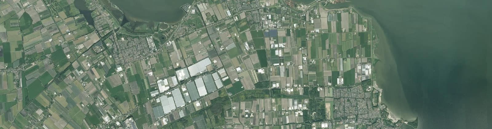Luchtfoto van Andijk Buitengebied