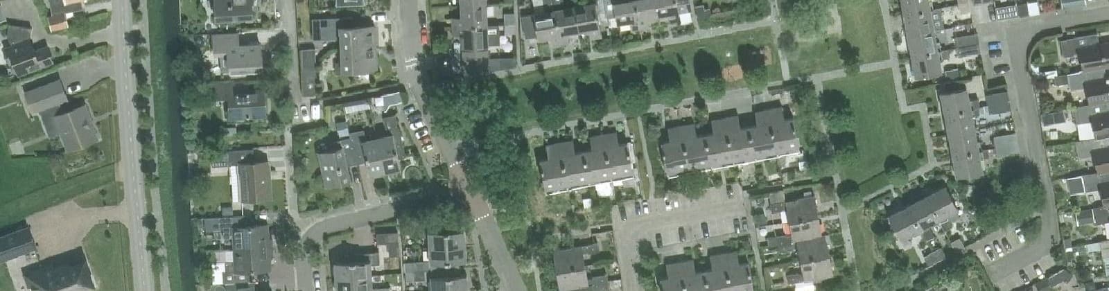 Luchtfoto van Van Van der Noot tot Slickerstraat