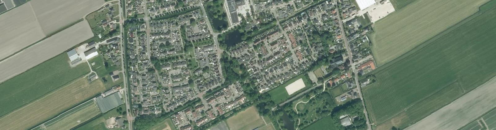 Luchtfoto van Tussen Fuik en Hanebalk
