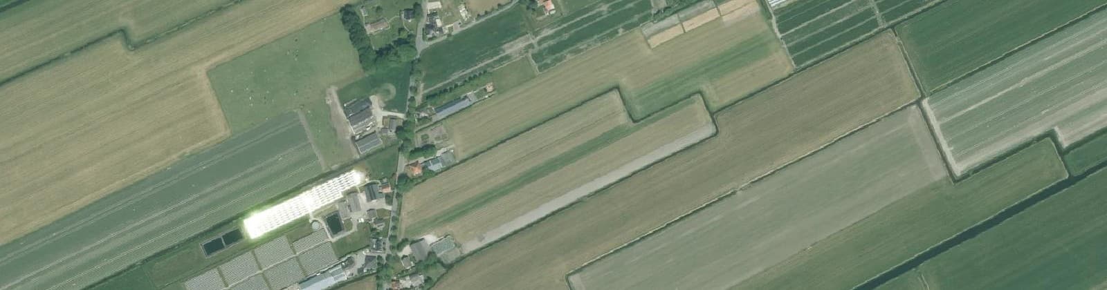Luchtfoto van Hoogwoud Noord