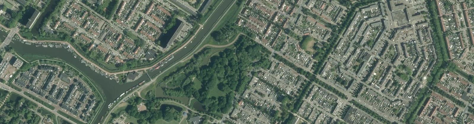 Luchtfoto van Werktuigenbuurt