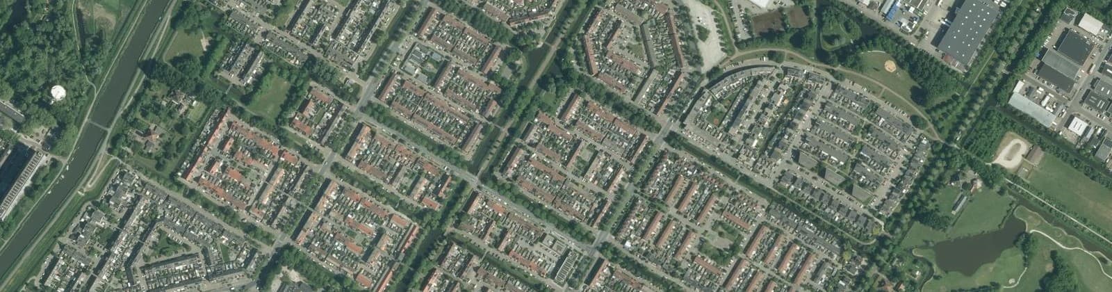 Luchtfoto van De Graeffweg en omgeving