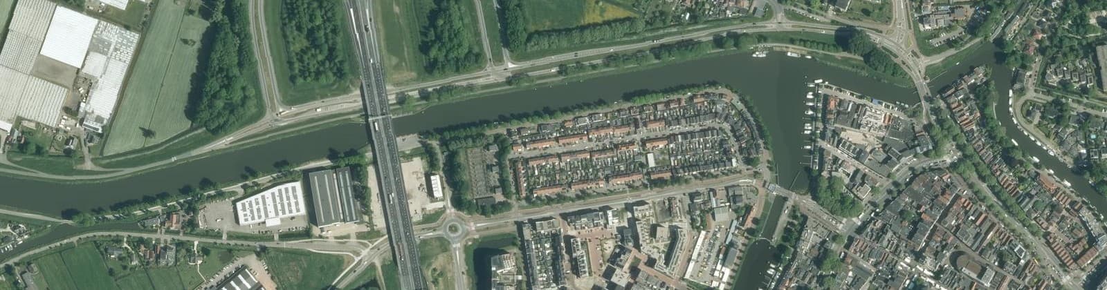 Luchtfoto van Hazepolder