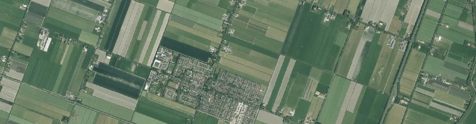 Luchtfoto van Middenbeemster