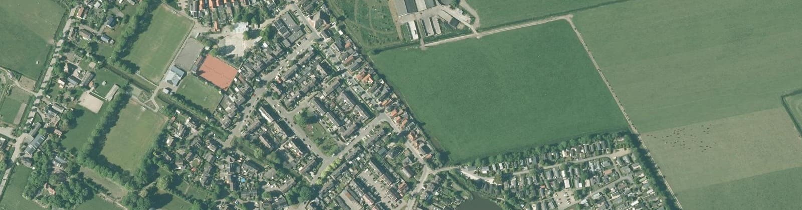 Luchtfoto van Sint Maarten (woonkern)