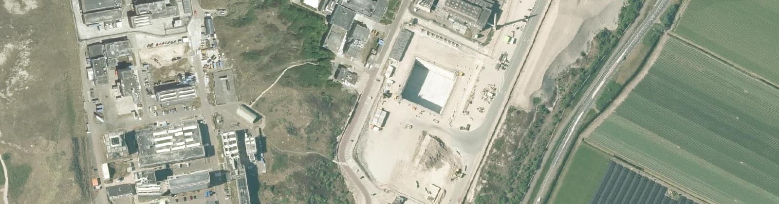 Luchtfoto van Onderzoekslocatie Petten