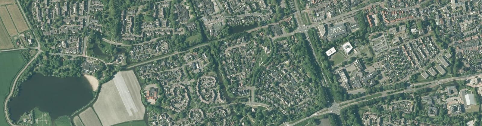 Luchtfoto van Waldervaart-Zuid