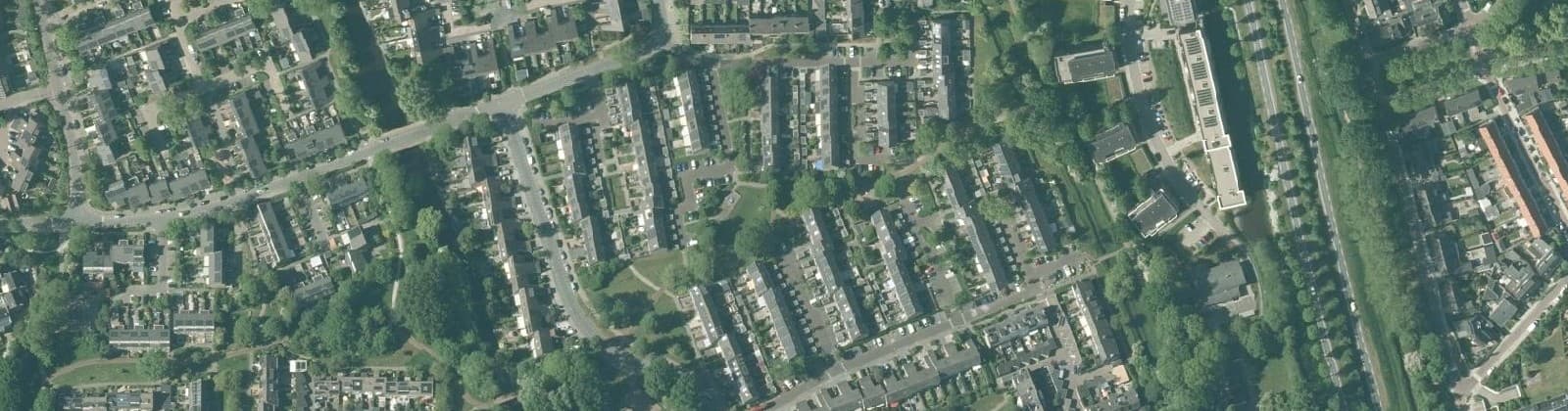 Luchtfoto van Waldervaart-Noordoost