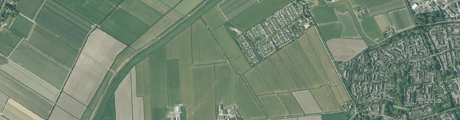 Luchtfoto van Burghorn en Buitengebied