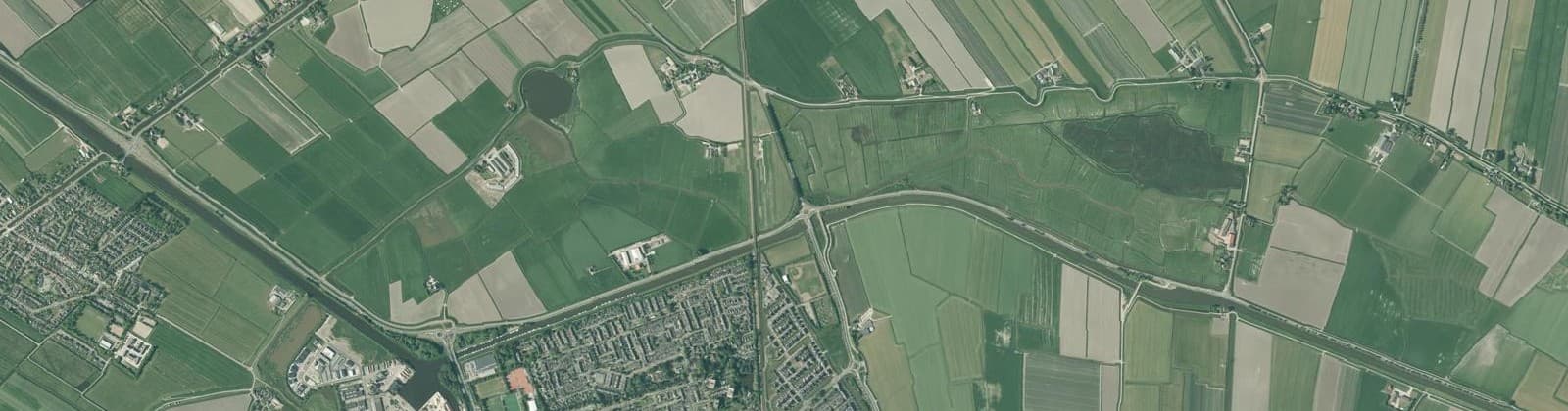 Luchtfoto van Keinse, 't Wad en Buitengebied