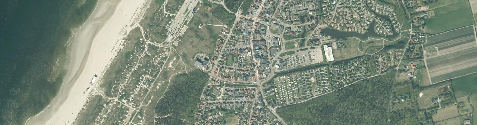 Luchtfoto van De Koog