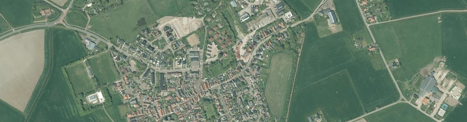 Luchtfoto van Oosterend