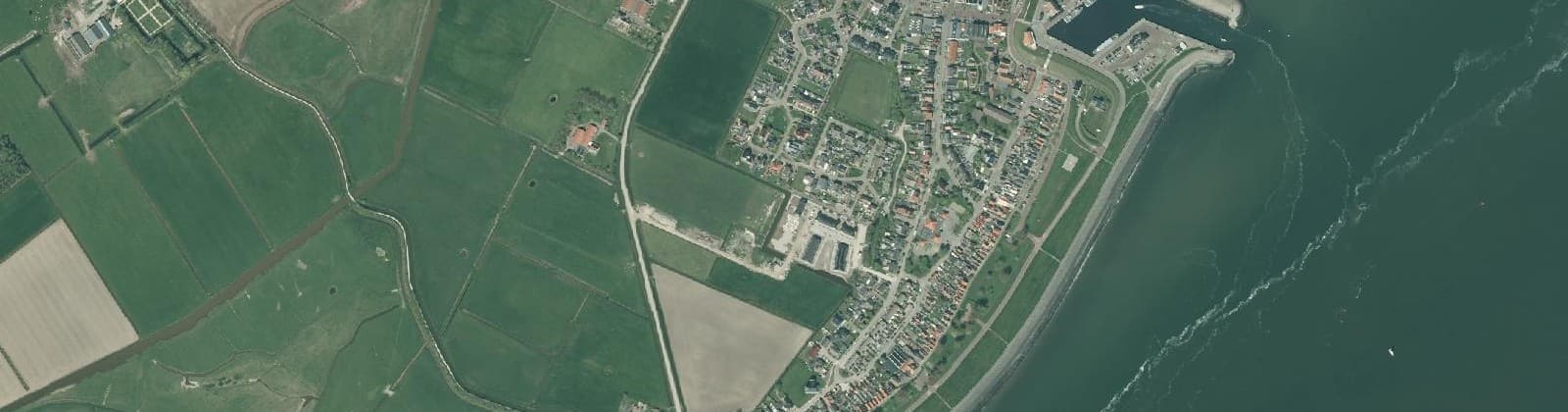 Luchtfoto van Oudeschild
