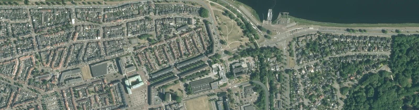 Luchtfoto van Lagersbuurt