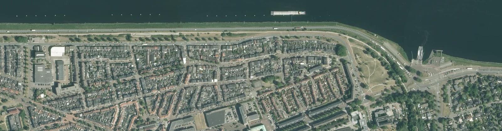Luchtfoto van Heidebuurt