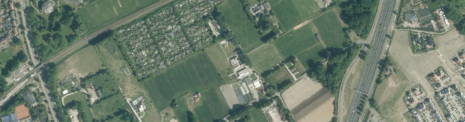 Luchtfoto van Biezenbuurt