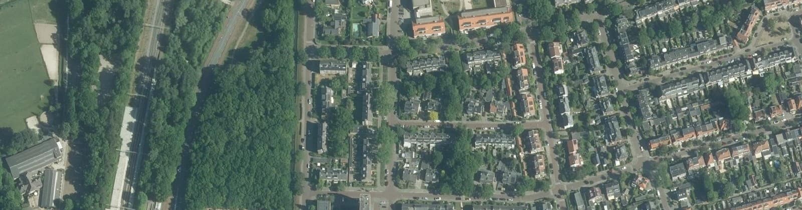 Luchtfoto van Spanjaardsbergbuurt