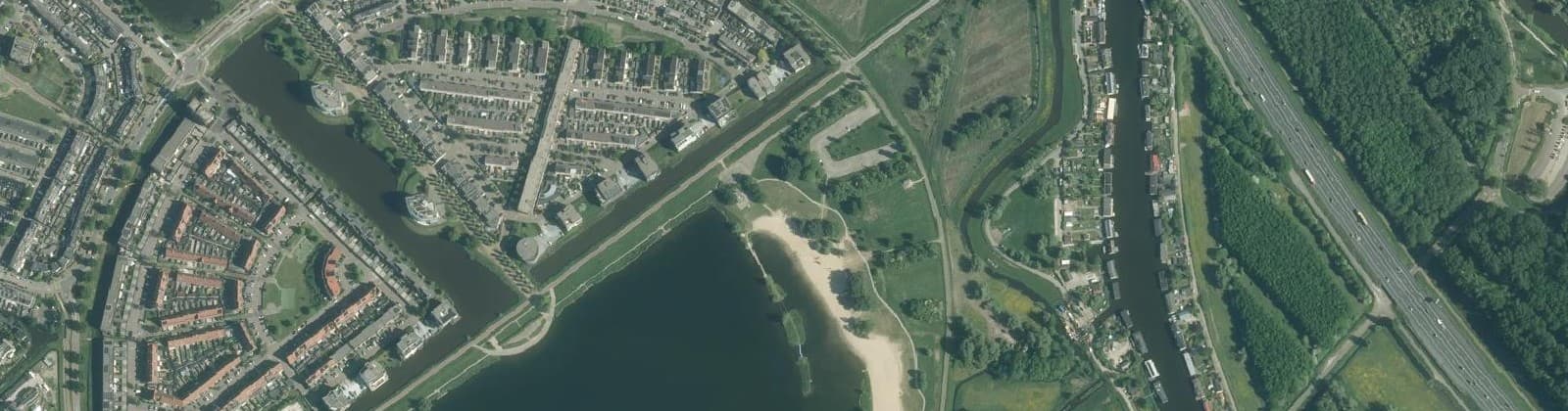 Luchtfoto van Westbroekbuurt