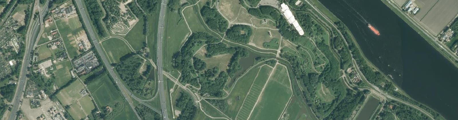 Luchtfoto van Noord-Spaarndammerpolder