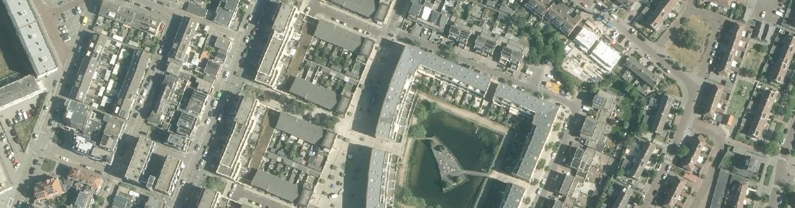 Luchtfoto van Stations omgeving