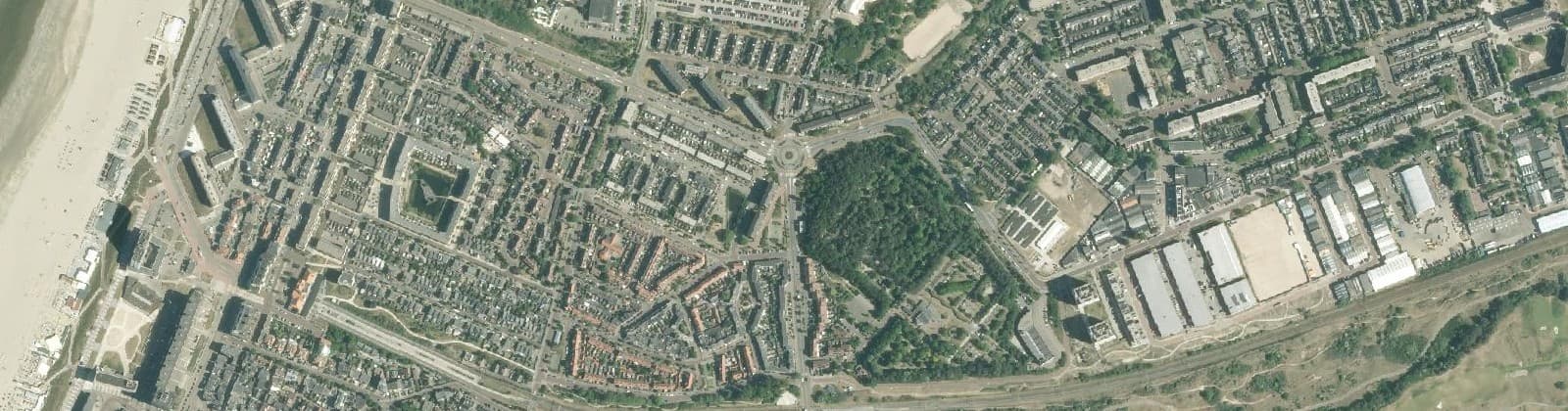 Luchtfoto van Oud Noord