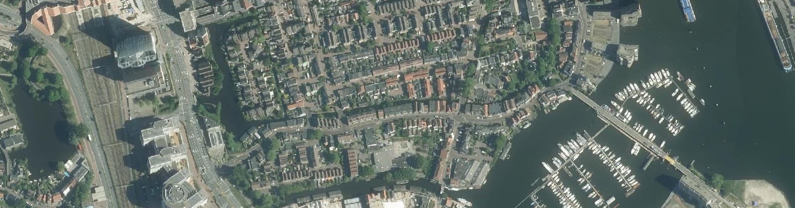 Luchtfoto van Russische buurt
