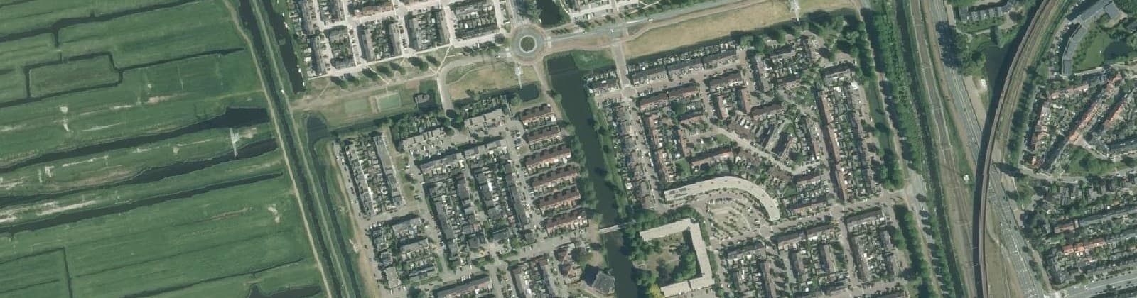 Luchtfoto van Westerwatering Noord