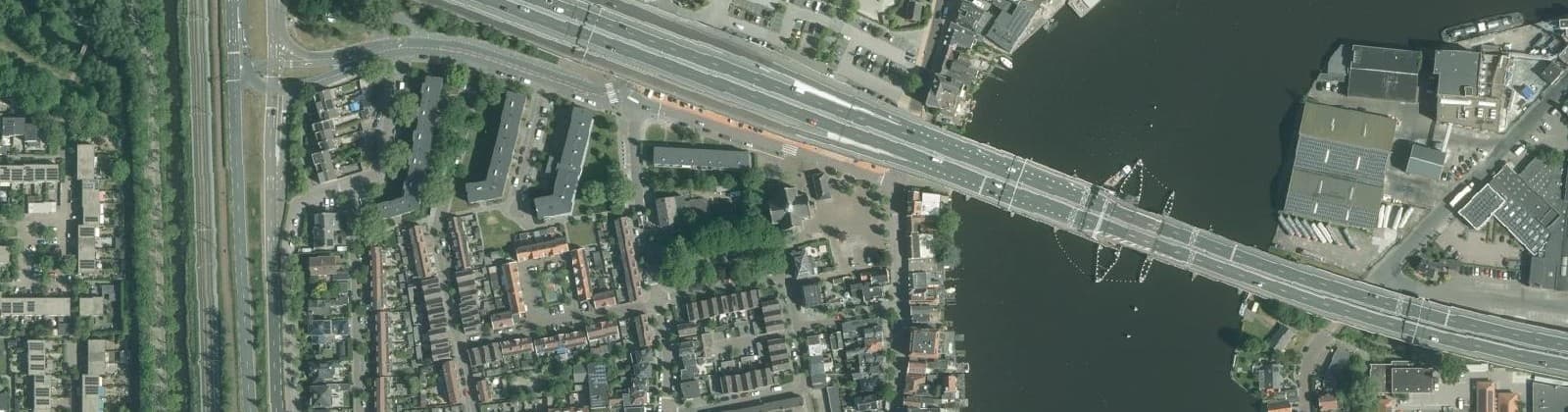 Luchtfoto van Oud Koog