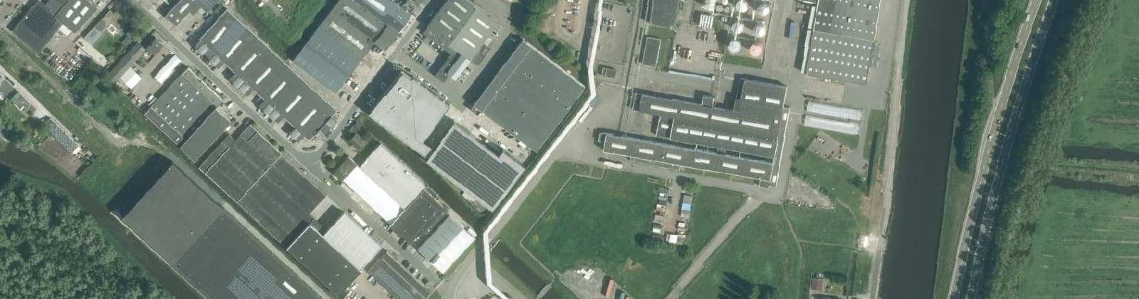 Luchtfoto van Langeheit Oost