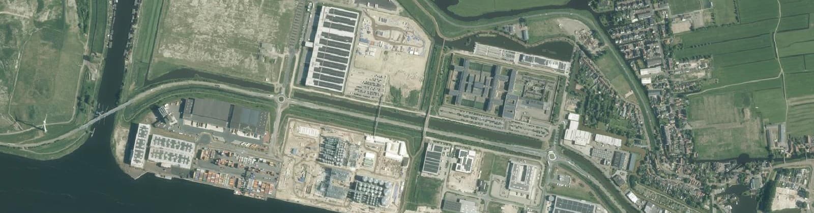 Luchtfoto van Westzanerpolder