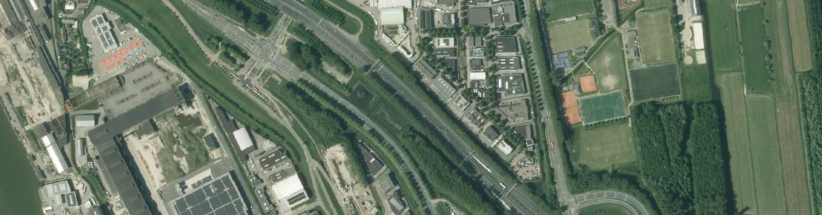 Luchtfoto van Vinkenwaard