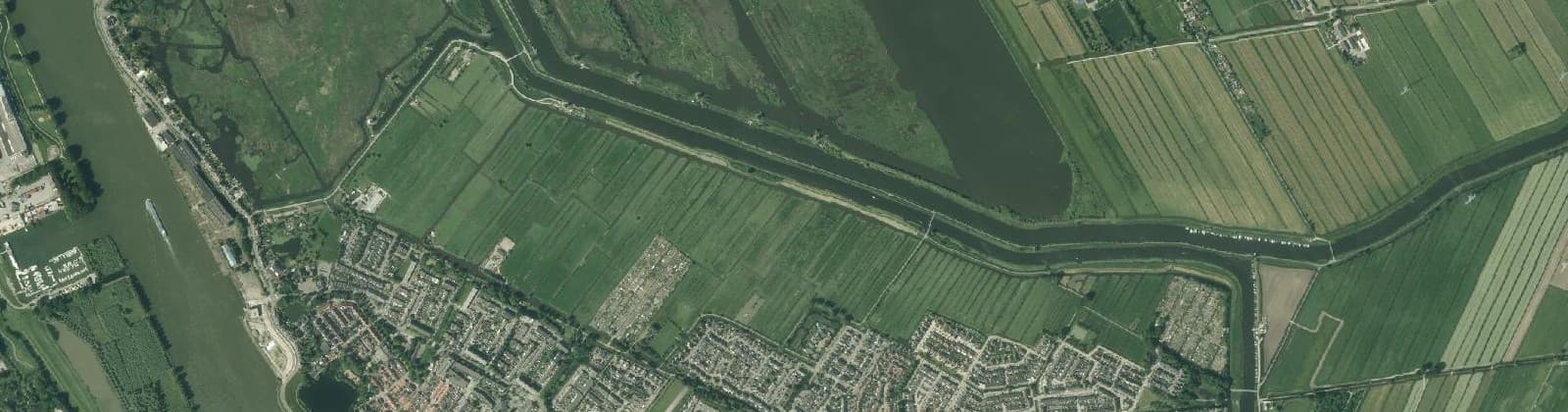 Luchtfoto van Polder Blokweer