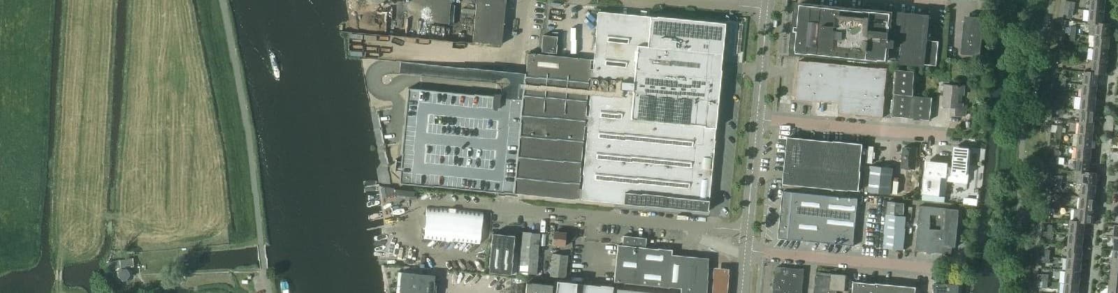 Luchtfoto van Bedrijventerrein Heimanswetering