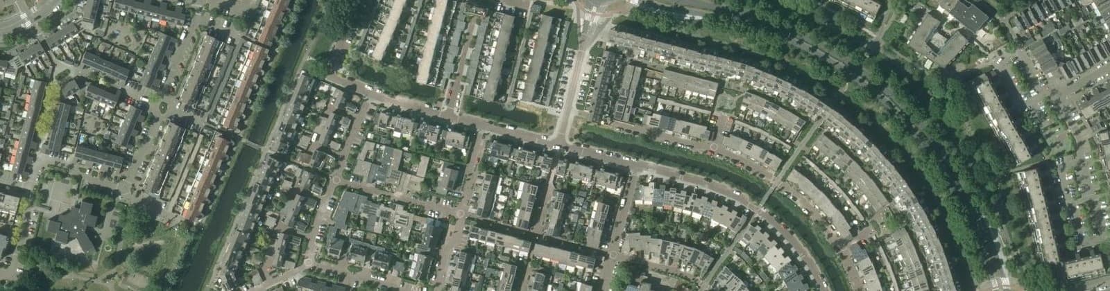 Luchtfoto van Burgtenbuurt