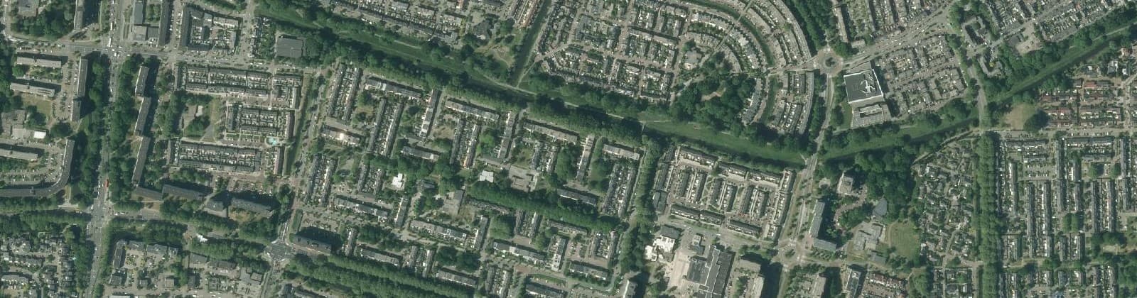 Luchtfoto van Componistenbuurt-Noord